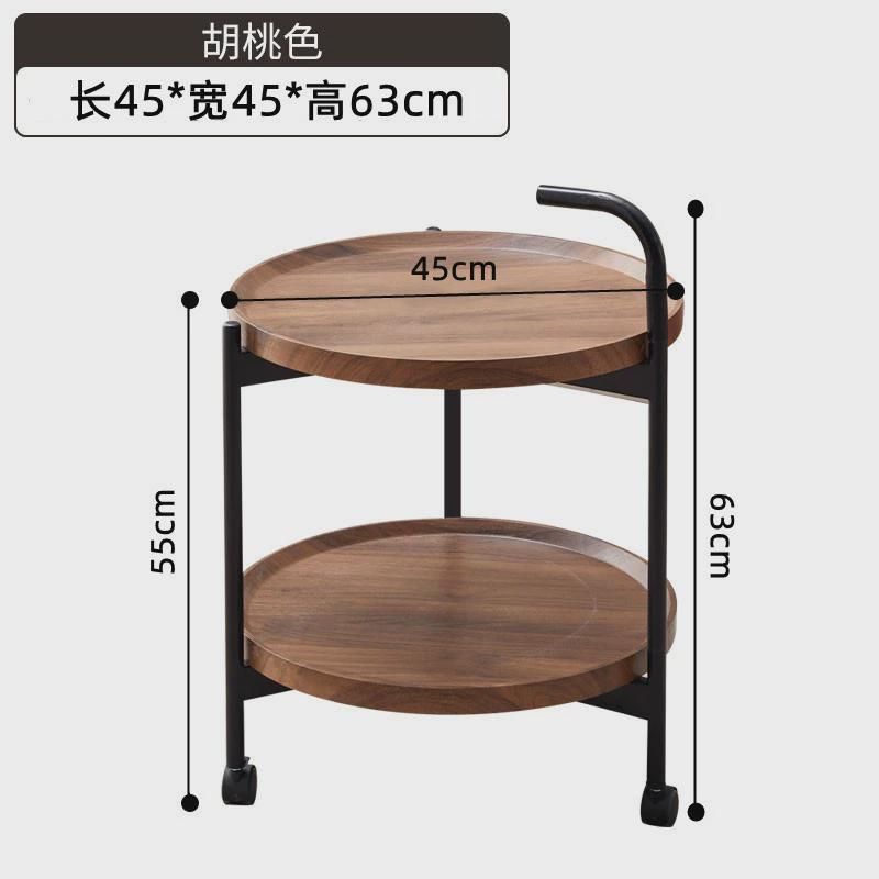 源头工厂轻奢创意边几可升降客厅茶桌简约阳台角几可移动方桌茶几