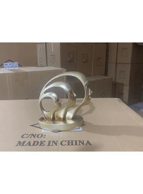 摆件现代简约半桌面树脂工艺品办公室脸谱家居装饰品创意礼品