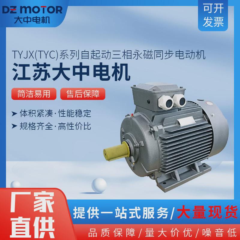 江苏大中电机自tyjx(tyc)马达起动三相永磁同步电动机一级能效