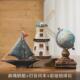复古怀旧创意家居小摆件工艺品客厅酒柜电视柜现代房间桌面装 饰品