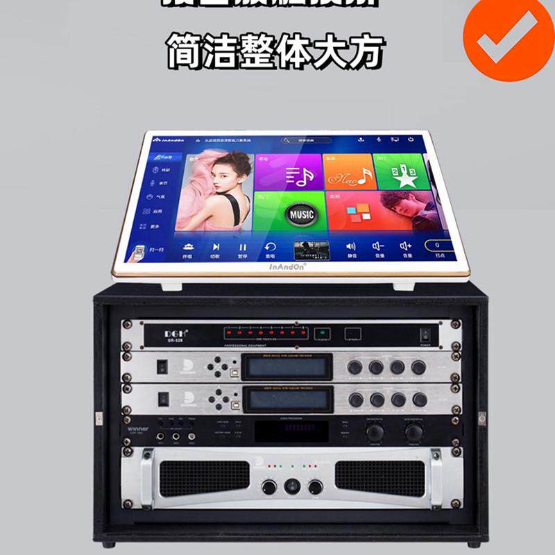 丹莱梅克P6影音器材设备功放机柜KTV唱歌航空机箱移动6U机架子