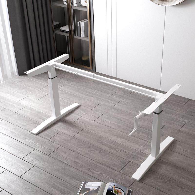 热销V3FP手动升降桌办公站立式配件电脑可调节台式餐桌腿家用实木