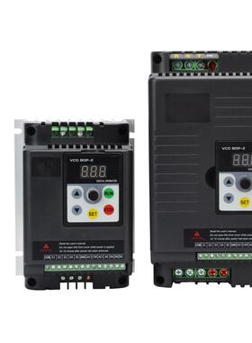变频器0.751.5kw2.23.745.57.5三相380v单220风机电机调速