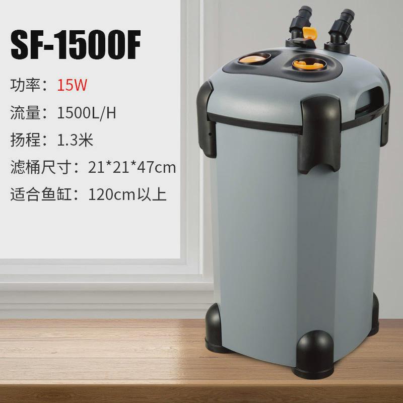 松宝过滤器鱼缸过滤桶三合一净水静音循环泵滤滤筒鱼池外置外挂盒
