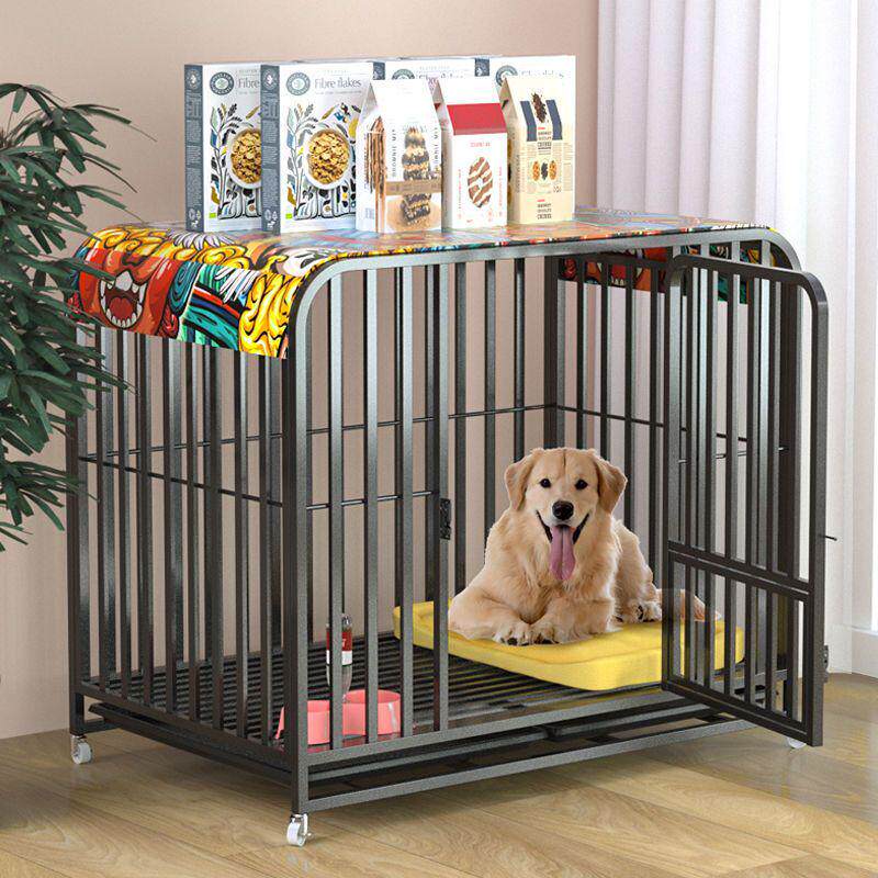 宠物笼大型犬中型犬狗笼金毛拉布拉多带厕所分离用室内外狗付熔