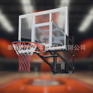挂墙壁式壁挂式成人家用儿童篮板篮框培训户外电动升降室内篮球架