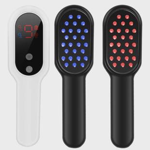 头皮按摩梳头部按摩仪电动经络梳光疗梳防脱彩光养发护发直发梳子