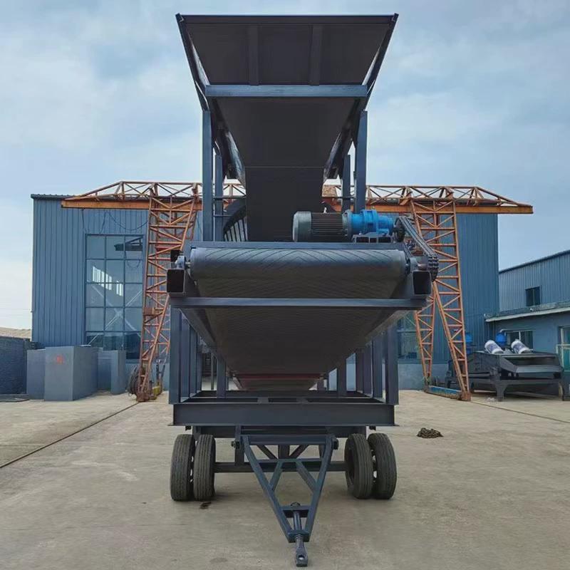 定制大型无轴滚筒筛砂石子移动式全自动振动筛沙机机器震动筛粉机