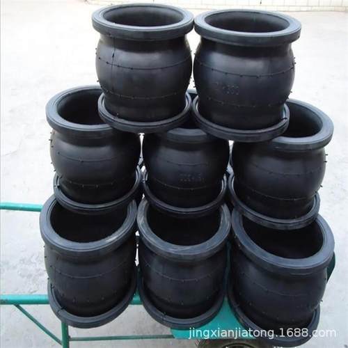 现货供应橡胶软连接橡胶补偿器可曲挠橡胶接头法兰补偿器橡胶