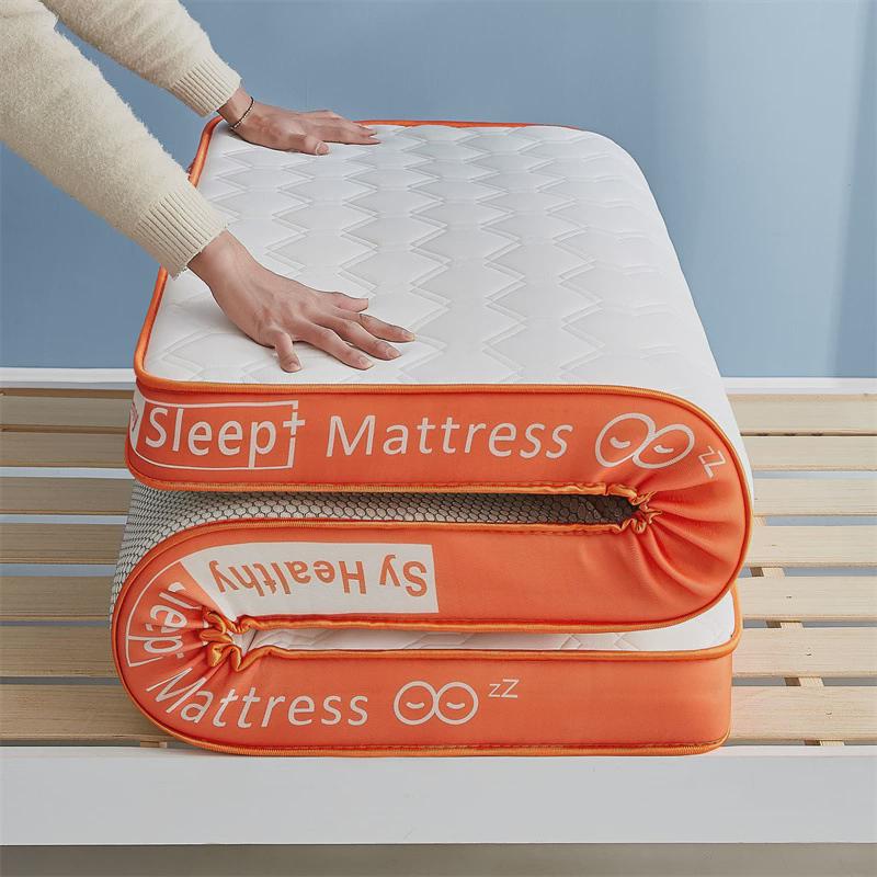 跨境乳胶记忆海绵床垫透气出租房学生上下铺褥子榻榻米天然软床垫