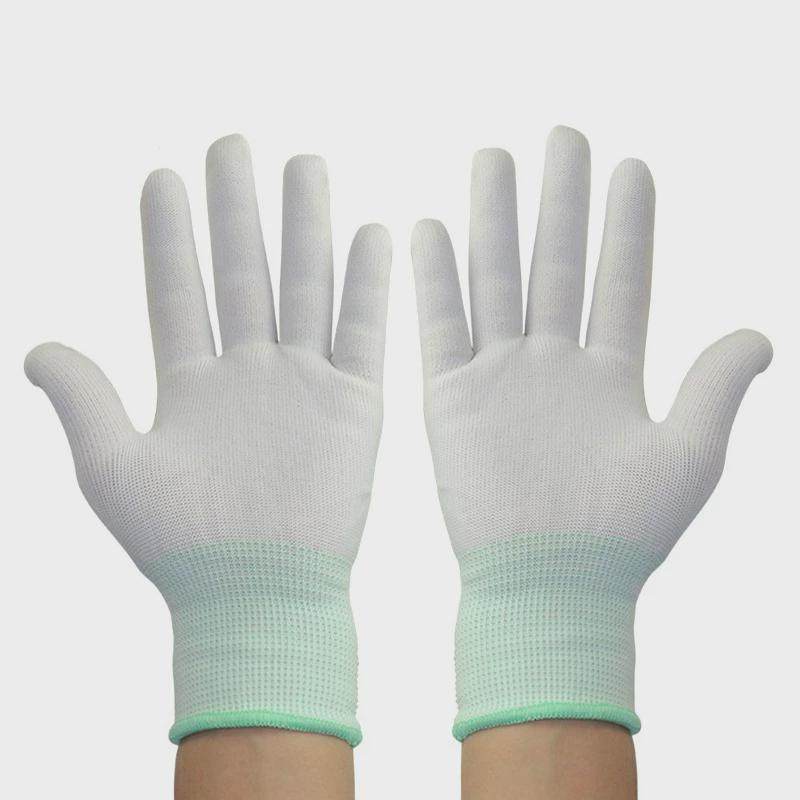 搬砖精细24双纱布沙手套劳保耐磨薄款工作用的工地黑色工业女