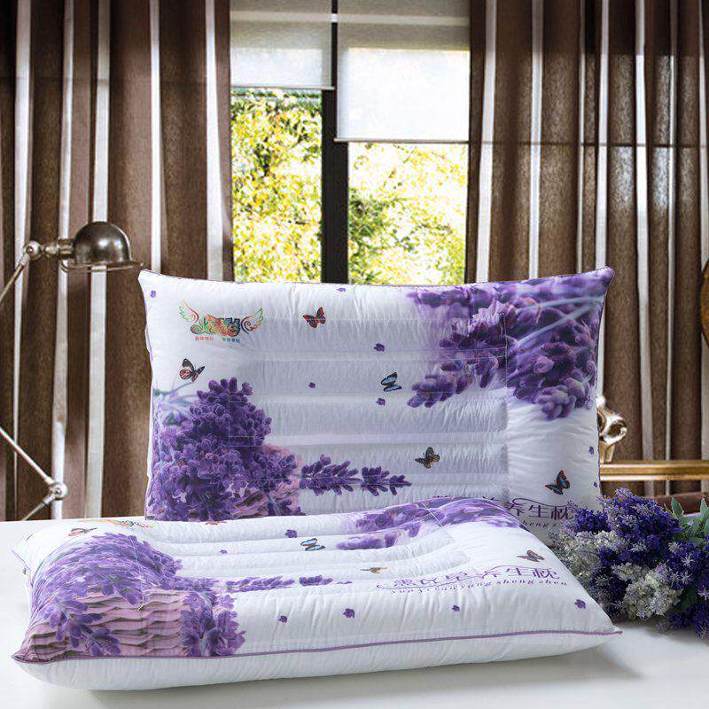 极速专柜决明子保健枕荞麦枕头薰衣草枕芯全棉花草枕 正品一对拍2