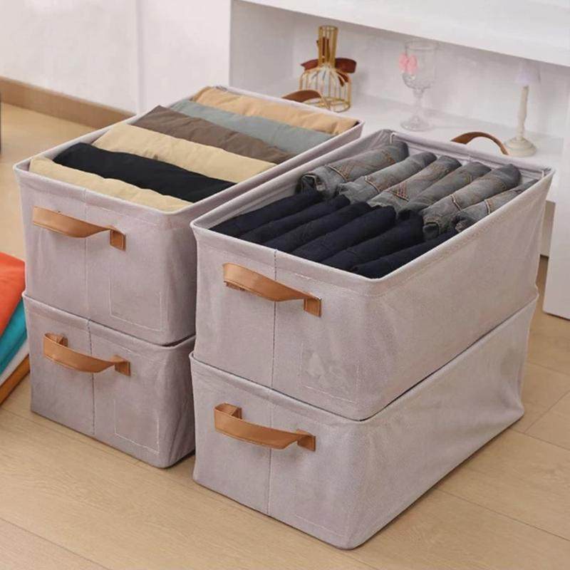 新款天竺棉收纳筐用衣物整理收纳盒子布艺可折叠手提大号置物盒,橡塑材料及制品,亚克力管/有机玻璃管,淘宝优惠券,粉丝福利购,淘宝优惠卷
