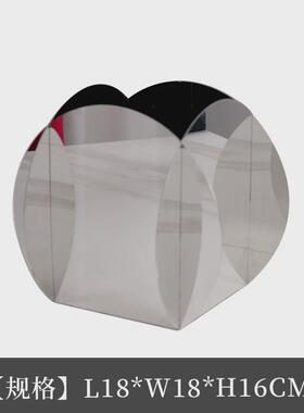 饰品金属花器花插不锈钢摆件样板房现代售楼处桌面花瓶软装轻奢