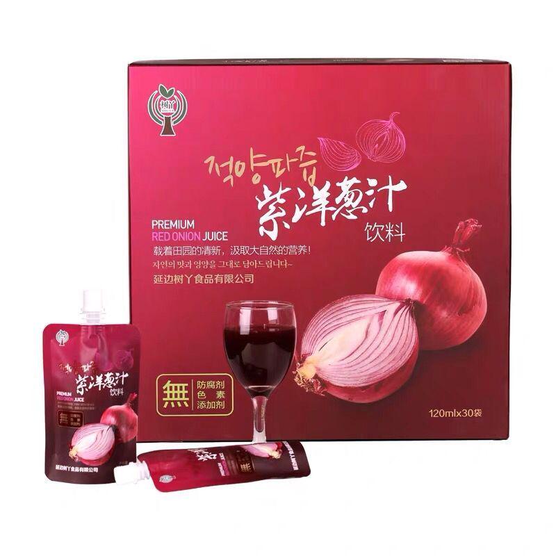 韩国技术树Y紫洋葱汁延边特产洋葱浓缩果蔬汁饮料健康饮品30袋