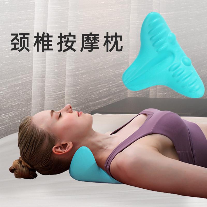 韩国颈椎按摩枕便携重力指压脖子肩部保按摩脊枕头仪器直销