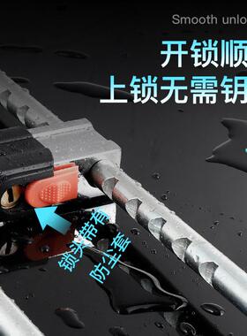 青尚玻璃门锁u型锁加长挂锁家用商铺插锁双开推拉门u型锁防盗特长