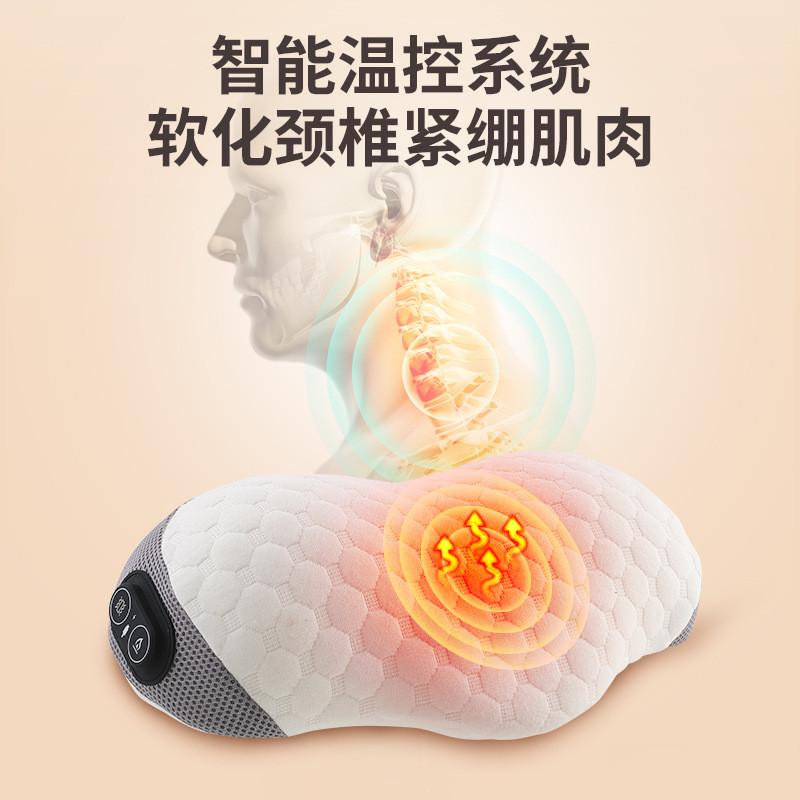 颈椎按摩枕头电动肩颈按摩器腿腰部按摩仪车载家用靠垫代批发