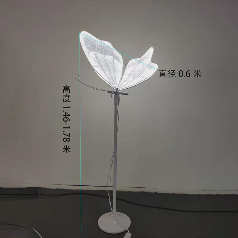 舞台发光蝴蝶路引灯婚庆礼堂场景布置挂件装饰吊灯婚道具舞台摆件