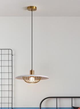 北欧艺术设计复古斗笠吊灯工业极简风格咖啡厅吧台创意设计吊灯