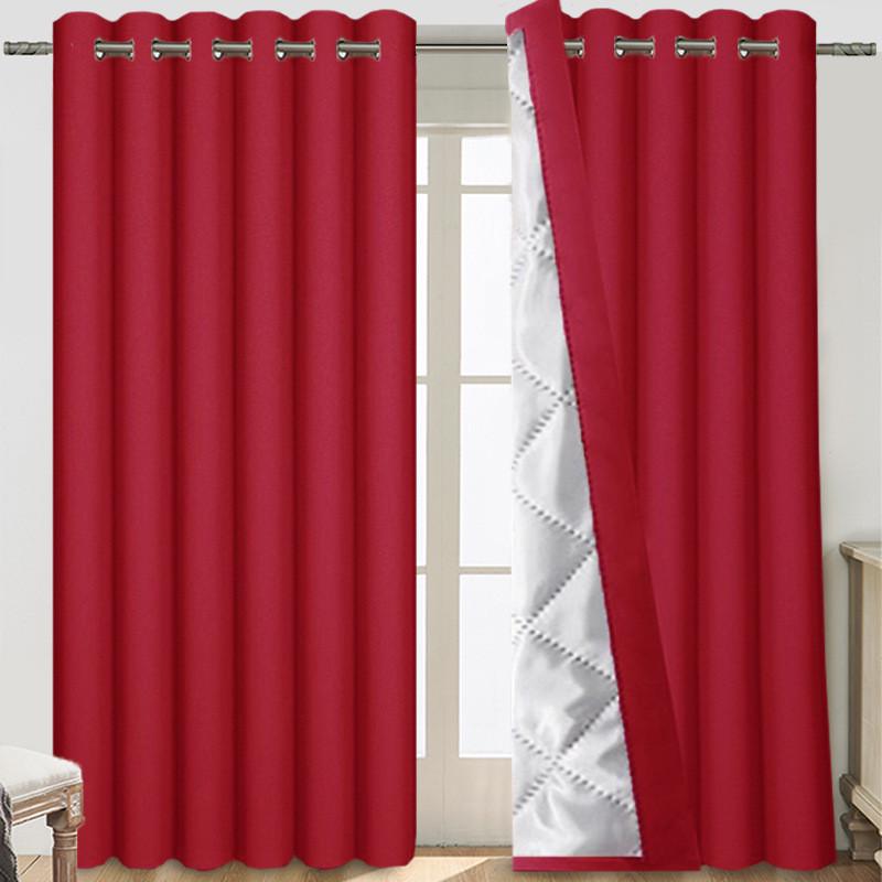 新款隔音窗帘遮光2024超强免打孔安装卧室专业临街马路全静音降噪