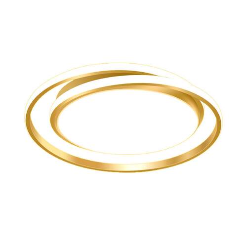 led卧室吸顶灯简约现代家用灯饰厂灯具温馨浪漫金色圆形书房房间