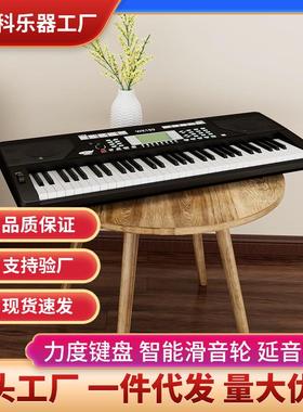 爱尔科WK189电子琴61键力度键盘APP跟弹专业演奏教学家用初学入门