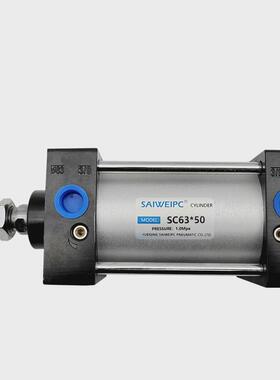 铝合金客型sc标准气缸125/160/200/250/320/400*25/50/100亚德行