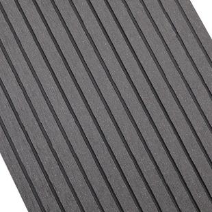 塑木半圆孔地板外景区泳池园林公园露台绿化地板户外手动拼接地板