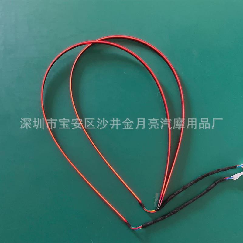 热销隐藏式亚克力led汽车氛围灯免通用64色穿线环境手机app车载氛