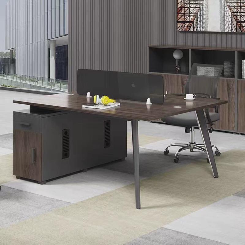 办公桌椅组合电脑桌2/4/6人位员工职员桌屏风简约现代位工作家具