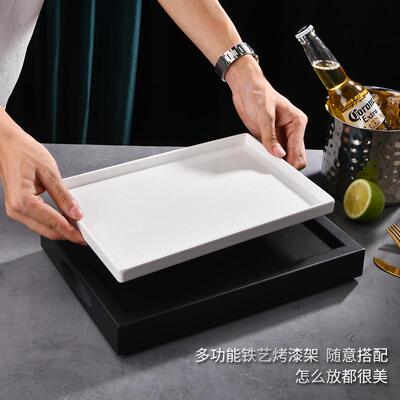 酒吧KTV水果盘 创意小吃碟商用仿瓷密胺塑料大果盘 零食小吃盘子