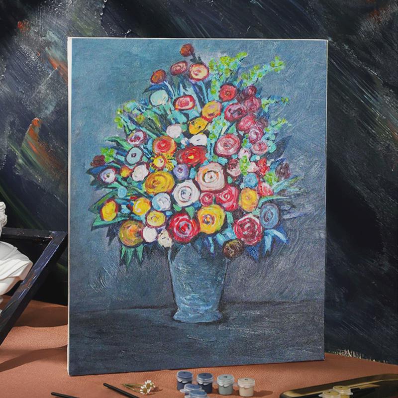 盈浩手工油画立体艺术画装饰画简约玄关油画唯美卧室挂画工厂直销