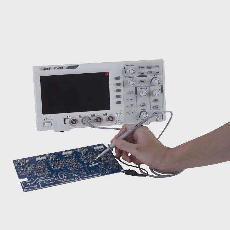 普利利owon100m数字示波器sds1102双通道存储
