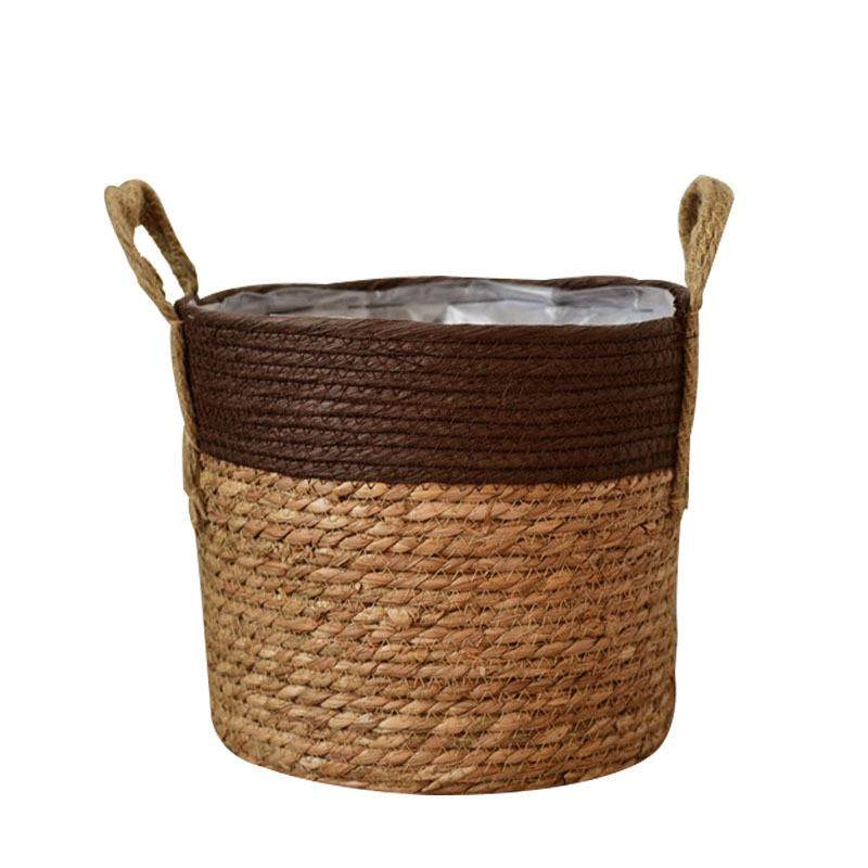 北欧手工草编花篮海草编织篮子藤编花盆套客厅落地装饰摆件大花盆,鲜花速递/花卉仿真/绿植园艺,多肉植物,淘宝优惠券,粉丝福利购,淘宝优惠卷