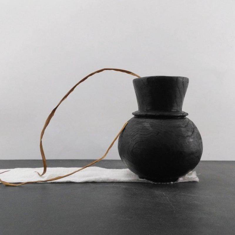 软装木质侘寂风粗糙黑色碳烧木花瓶器物摆件样板房酒店售楼部,农机/农具/农膜,播种栽苗器/地膜机,淘宝优惠券,粉丝福利购,淘宝优惠卷