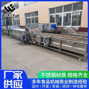 果蔬圣女果气泡清洗机红枣板栗清洗机器商用深加工前处理流水线