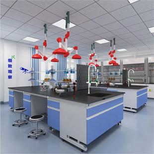 四川物理实验台钢木实验台学校化学全钢中央台边台实验室操作专用