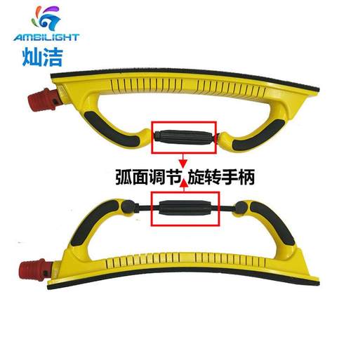 热销大号吸尘手磨板可调节汽车打磨腻子砂纸磨板手灰刨板弧形70x4