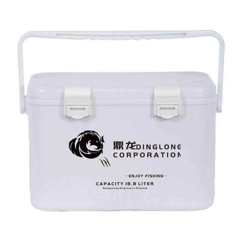鼎龙18.8l虾箱新款带增氧孔活饵箱多功能厂家直销便携小钓箱