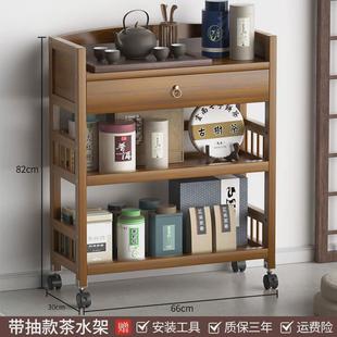 书架置物架落地带轮实木家用桌面收纳可移动阅读简易书柜放书柜