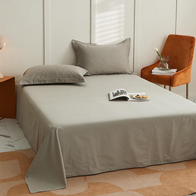 ip9d100s纯色磨毛床单床笠单件双人简约纯色床罩加厚秋冬