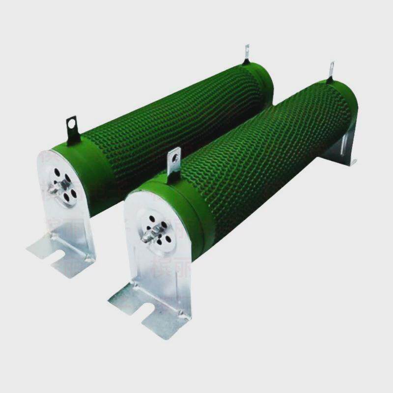 rxg20电阻波纹制动刹车电阻10w-300w绿色被漆功率变频器包含支架