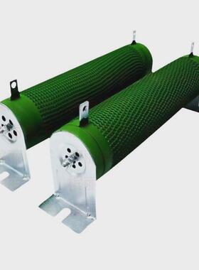 RXG20变频器波纹制动刹车电阻10W-300W绿色被漆功率电阻包含支架