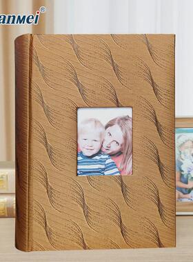 广美布料厂家儿童成长照片纪念影集photoalbum插页本6寸相册