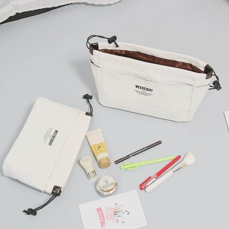 穆玖可水洗包中包内衬内胆包帆布内胆包撑定型轻便立体分格化妆袋