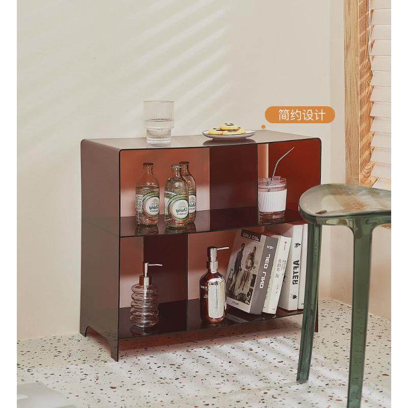 亚克力网红书架小型收纳多层置物架落地展示架子客厅边几沙发边柜,橡塑材料及制品,亚克力/有机玻璃,淘宝优惠券,粉丝福利购,淘宝优惠卷