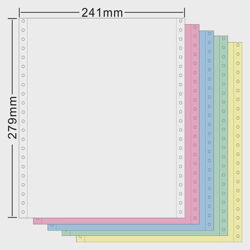 两电脑打印纸三四五联打印纸三联针式等份241出入库销售发货单