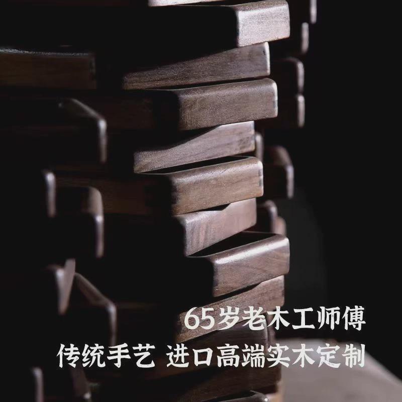 a4框架实木相框画框6寸照片装裱黑胡桃圆角有机玻璃创意桌面摆台