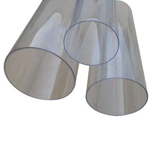 现货透明亚克力管零切封底厚度5mm有机玻璃管亚克力管批发